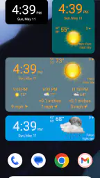 Clock, Date and Weather Widget 3