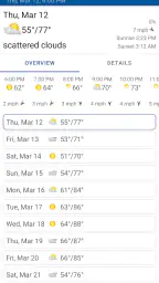 Clock, Date and Weather Widget 4