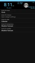 Clock, Date and Weather Widget 6