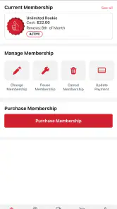 Club Car Wash Mobile App screenshot