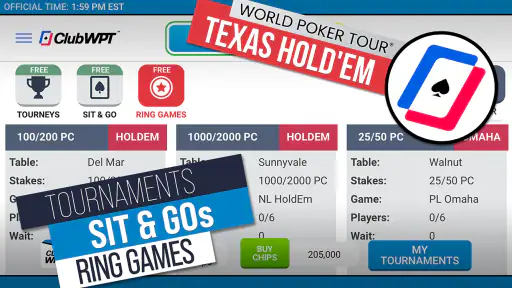 ClubWPT: Free Poker, Casino 2