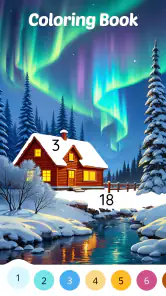Color Aura: Paint by number screenshot