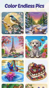 Color Aura: Paint by number screenshot