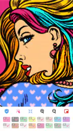 Color by Letter: Sewing game 6