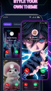 Color Call Theme, Call Screen screenshot