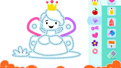 Coloring and Drawing For Girls 7