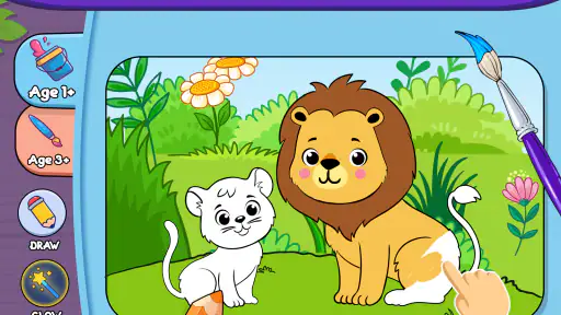 Coloring games for kids: 2-5 y 5