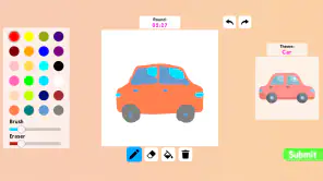 Coloring games: speed drawing screenshot