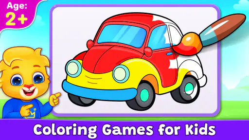 Colors & Shapes: Coloring game 2