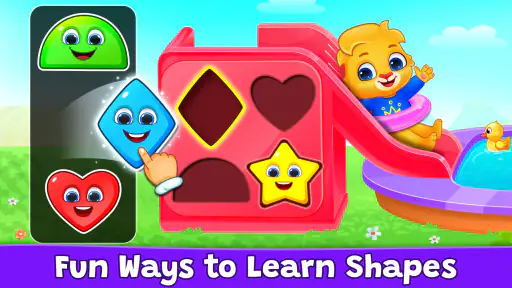 Colors & Shapes: Coloring game 3