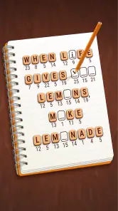 Colorwood Words - Cryptogram screenshot