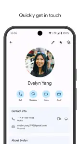 Contacts screenshot