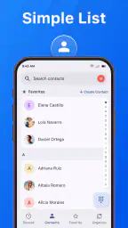 Contacts: Call Log & Dialer 2