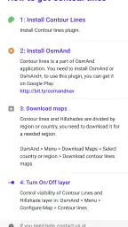 Contour lines plugin — OsmAnd 2