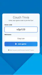 Couch Trivia Quiz party game 2