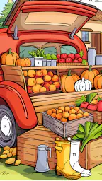 Country Farm Coloring Book 1