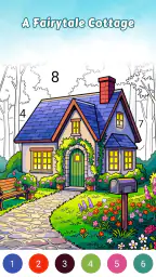 Country Living Color by Number 4