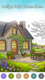 Country Living Color by Number 6