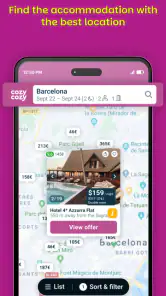 Cozycozy: All accommodations screenshot