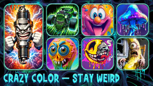Crazy Color: Color by Number 8