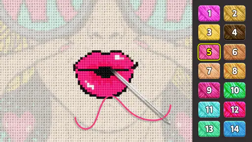 Cross Stitch: Color by Number 5