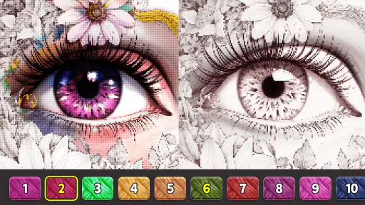 Cross Stitch: Color by Number 8