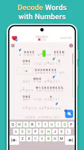 Cryptogram - Word Brain Puzzle screenshot