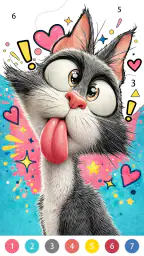 Cute Funny Animal Color 1
