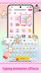 Cute Keyboard: Sound & Emoji 7