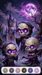 Dark Fairytale Color by Number 7