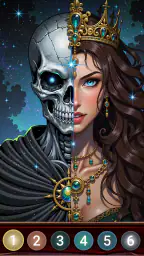 Dark Night Paint by Numbers 3