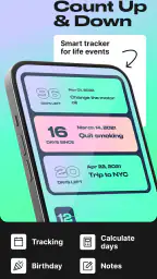 Day Counter. Count Up & Down 1