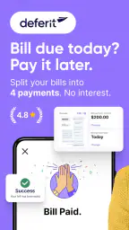 Deferit: Split Bills, Pay in 4 1