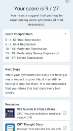 Depression Test 3