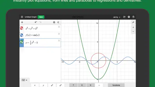 Desmos Graphing Calculator 7