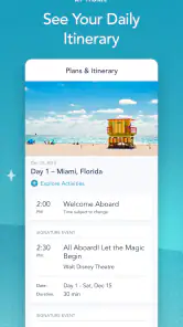 Disney Cruise Line Navigator screenshot