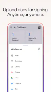 Docusign - Upload & Sign Docs screenshot