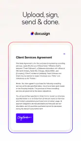 Docusign - Upload & Sign Docs screenshot