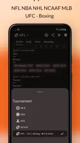 Darato Live NFL NBA NHL NCAA screenshot