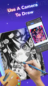 Draw Anime: Paint & Sketch App screenshot