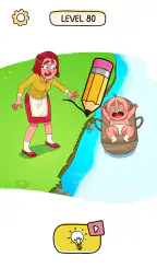 Draw Puzzle: Tricky Brain Test 6