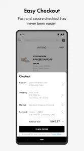 DSW Designer Shoe Warehouse screenshot