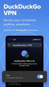 DuckDuckGo Browser, Search, AI screenshot