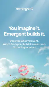 Emergent AI: Vibe Code Apps screenshot