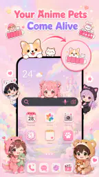 Emoji Battery & Shimeji Pets 1