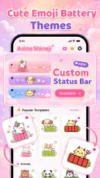 Emoji Battery & Shimeji Pets 2