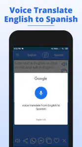 English to Spanish Translator screenshot