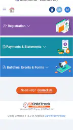 EZChildTrack Parent Portal 4