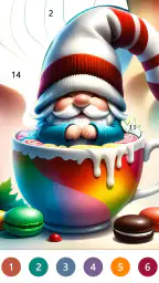 Fairytale Color by number game 1