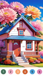 Fairytale Color by number game 4